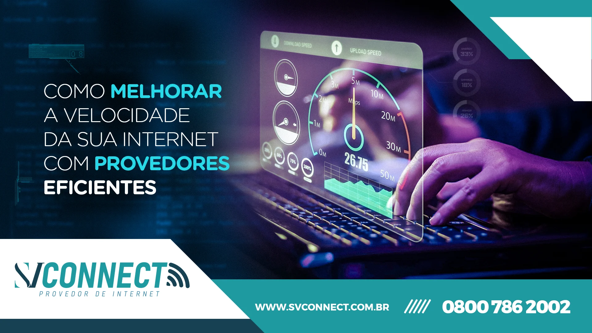 Como melhorar a velocidade da sua internet com provedores eficientes