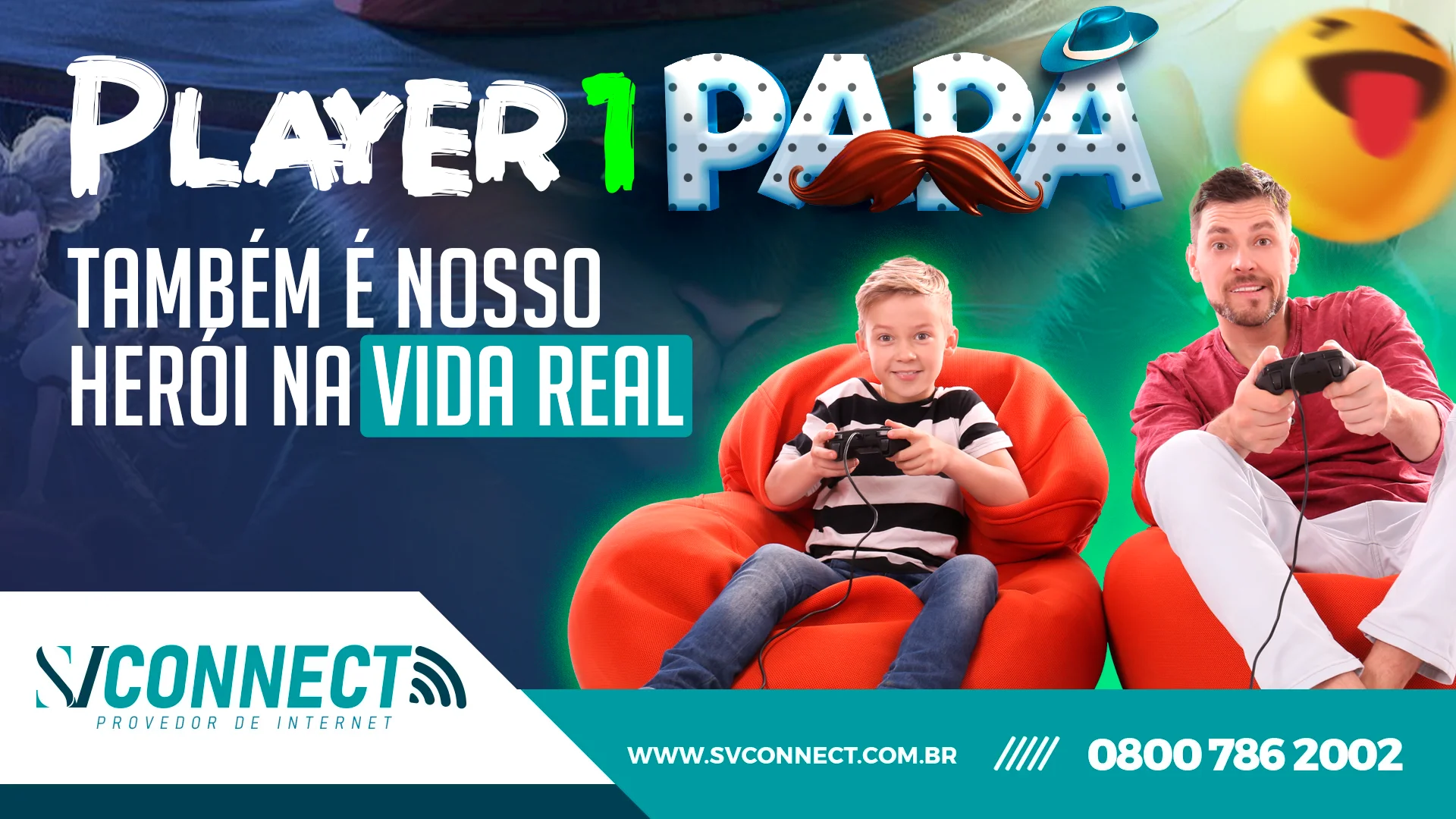 Dia dos Pais: Quando o player 1 é também nosso herói na vida real
