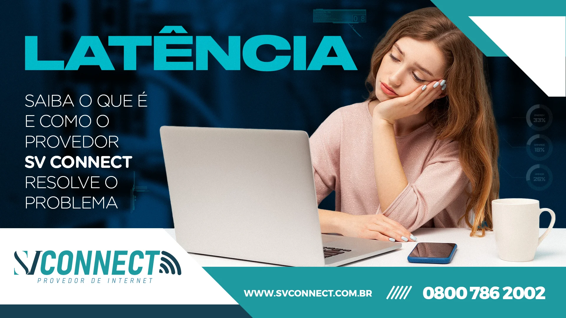 Latência: o que é e como o provedor SV Connect resolve o problema