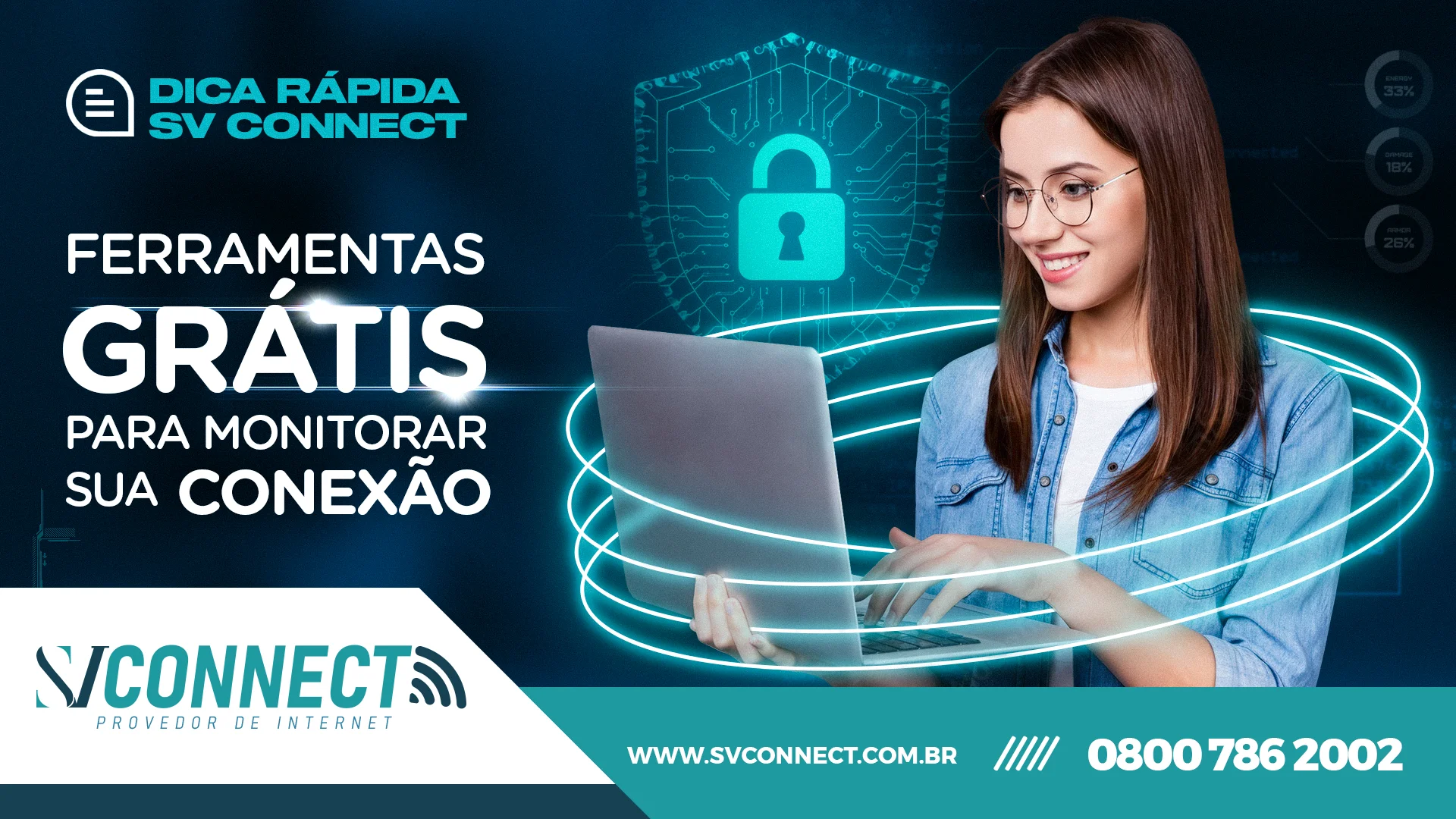 Dica rápida SV Connect: Ferramentas grátis para monitorar sua conexão