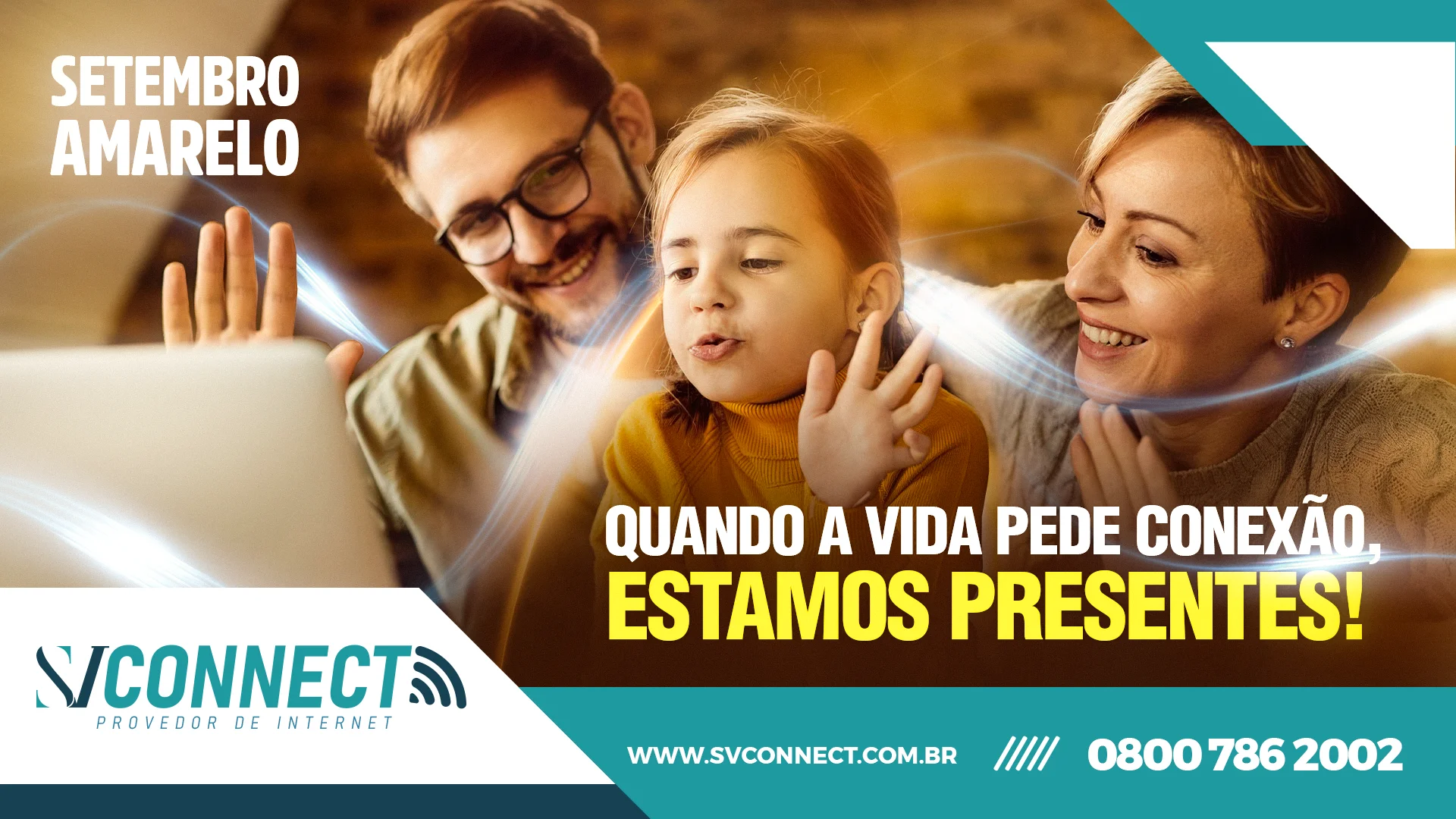Setembro Amarelo: quando a vida pede conexão, estamos presentes