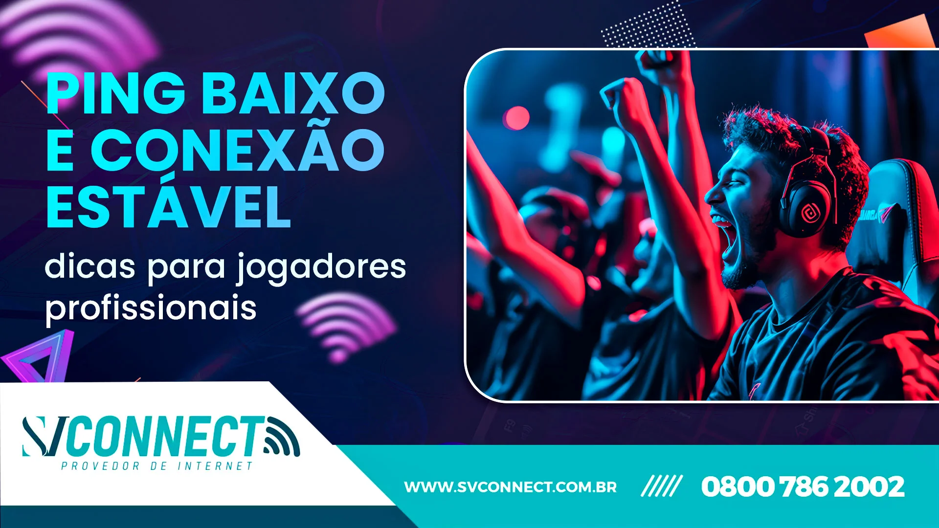 Ping baixo e conexão estável: dicas para jogadores profissionais