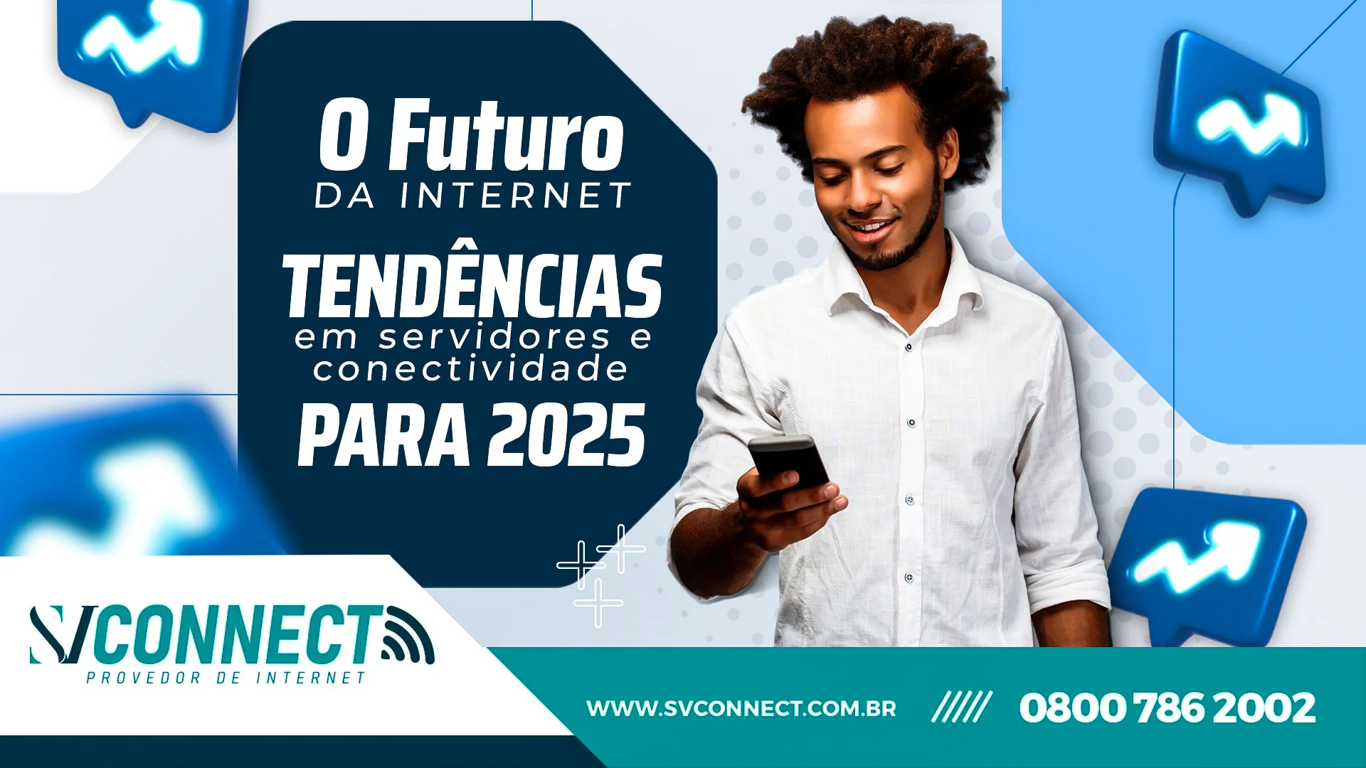 O futuro da internet: tendências em servidores e conectividade para 2025