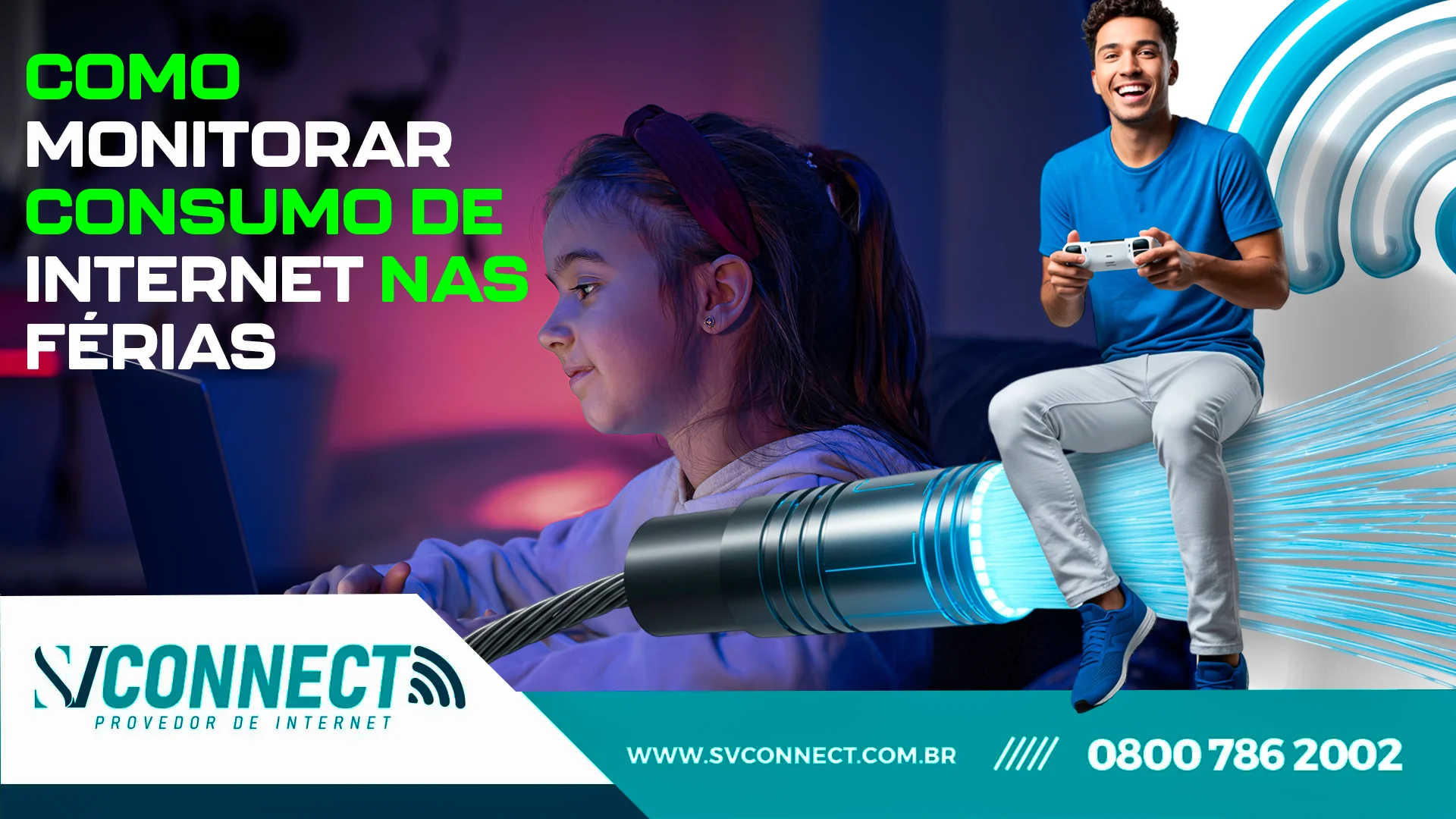 monitorar consumo de internet